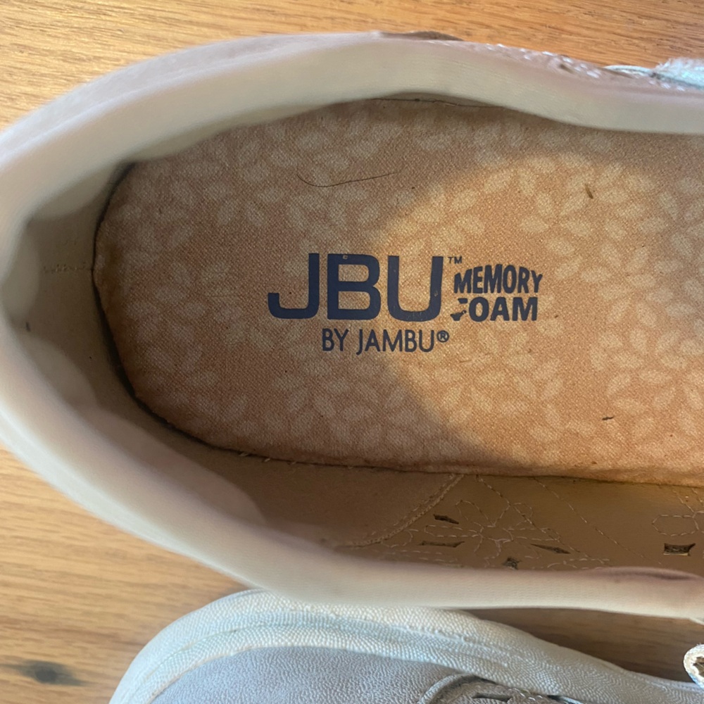 Jambu women’s Light Gray Mary Jane Athletic Shoes - Picture 4 of 9
